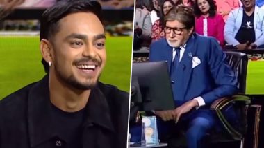 Ishan Kishan, Amitabh Bachchan Funny Video: KBC में ईशान किशन ने अमिताभ बच्चन से पूछा मजेदार सवाल, बिग बी इस अंदाज़ में दिया जवाब, वीडियो हुआ वायरल