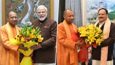 UP CM Yogi Adityanath Meets PM Modi, JP Nadda: सीएम योगी आदित्यनाथ ने पीएम मोदी और बीजेपी अध्यक्ष जेपी नड्डा से की मुलाकात, देखें तस्वीरें