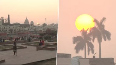 Last Sunset of 2023 Video From Ayodhya: अयोध्या के राम मंदिर में साल 2023 का आखिरी सूर्यास्त देखा गया, देखें वीडियो