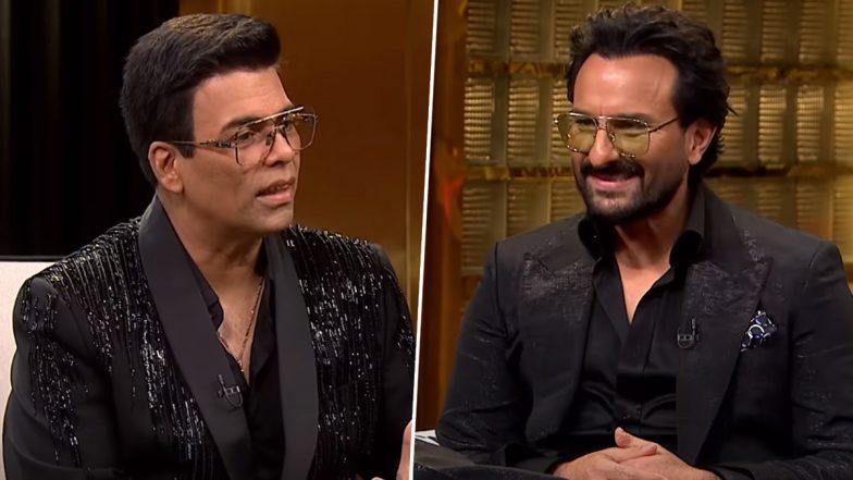 'Coffee with Karan' में सैफ ने अपनी आंख की चोट के बारे में बताया
