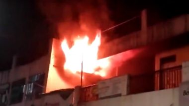 Agra Fire: आगरा में ऑटो पार्ट्स के गोदाम में लगी भीषण आग, इलाके में मची अफरातफरी; देखें VIDEO