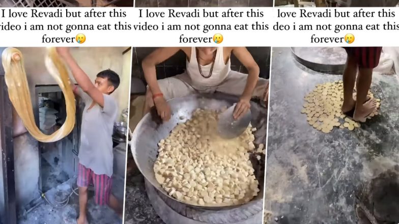 Revadi Making Video: पैरों से रेवड़ियां बनाने का क्लिप वायरल, वीडियो देख इंटरनेट पर भड़के लोग
