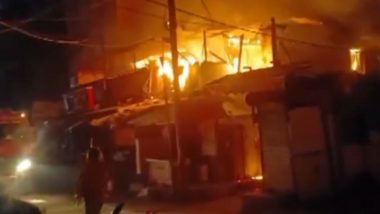 MP Food Stall Fire Video: इंदौर में एक फूड स्टॉल और मिठाई की दुकान में लगी भीषण आग, मौके पर पहुंचीं मकल की दो गाड़ियां