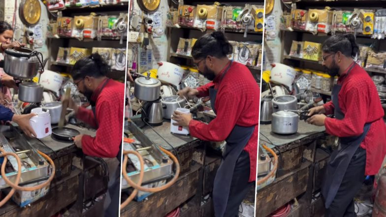 Man’s Unique Way to Fix Pressure Cooker: अनोखे तरीके से प्रेशर कुकर और मिक्सर ठीक करता है ये शख्स, इंटरनेट पर वीडियो वायरल