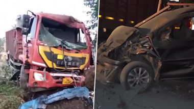 Tamil Nadu Road Accident: पुदुक्कोट्टई जिले में भीषण सड़क दुर्घटना, अनियंत्रित होकर दुकान में घुसा ट्रक; महिला सहित पांच लोगों की मौत