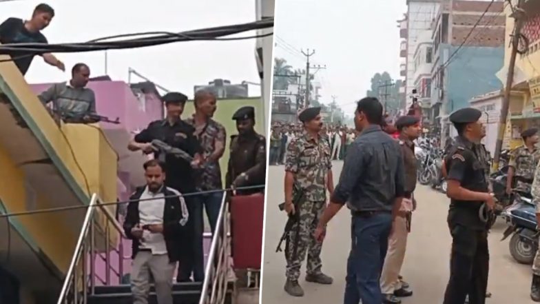 Bihar: सरेंडर.. सरेंडर.. चिल्लाती रही पुलिस और 4 मिनट में 16 लाख लूटकर फरार हो गए लुटेरे, बिहार के आरा में बैंक लूट की अजीबोगरीब घटना; देखें VIDEO
