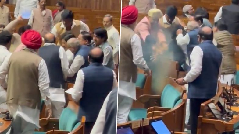 Lok Sabha Security Breach: लोकसभा में घुसे युवक को सांसदों ने घेरा, फिर जमकर की पिटाई; देखें VIDEO