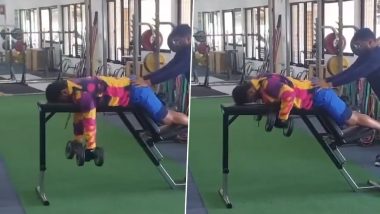 Rishabh Pant Gym Video: आईपीएल से पहले फिटनेस हासिल करने के लिए ऋषभ पंत ने जिम में जमकर बहा रहे पसीना, देखें वर्कआउट का वीडियो