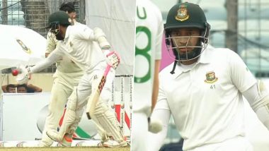 Mushfiqur Rahim Handling The Ball Video: मुशफिकुर रहीम ने हाथ से रोकी स्टम्प पर जा रही गेंद, हुए आउट