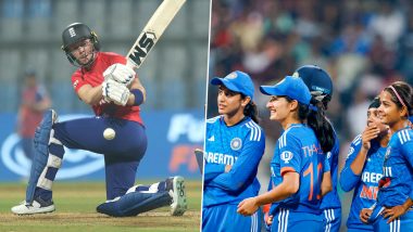 IND W vs ENG W 3rd T20: इंग्लैंड ने टीम इंडिया को दिया 127 रन का टारगेट, हीदर नाइट ने खेली अर्धशतकीय पारी; सैका इशाक और श्रेयंका पाटिल ने चटकाए 3-3 विकेट