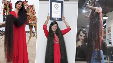 Smita Srivastava Sets Record With World’s Longest Hair: यूपी की स्मिता ने पौने आठ फीट लंबे बाल के लिए जीता खिताब, गिनीज वर्ल्ड रिकॉर्ड में आया नाम.. देखें VIDEO