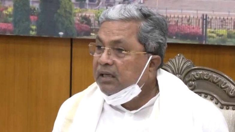 सिद्धरमैया ने राष्ट्रपति मुर्मू को एकवचन में संबोधित करने को लेकर खेद जताया