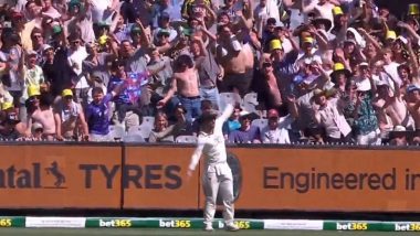 AUS vs PAK 2nd Test: MCG Crowd ने की ट्रैविस हेड की नकल, फील्डिंग के दौरान स्ट्रेचिंग करने का वीडियो हुआ वायरल