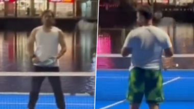 MS Dhoni And Rishabh Pant Playing Pickleball: IPL ऑक्शन के बाद दुबई में ऋषभ पंत ने एमएस धोनी के साथ खेला पिकलबॉल, वीडियो हुआ वायरल