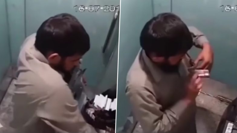 शख्स ने एटीएम मशीन को तोड़ा लेकिन नहीं चुराए पैसे, उसकी जगह निकाली ऐसी चीज... Viral Video देख रह जाएंगे दंग