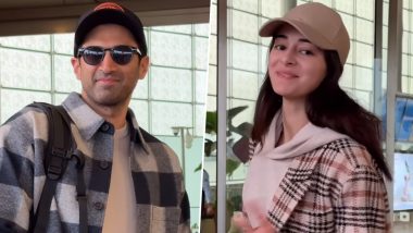 Aditya Roy Kapur and Ananya Panday: न्यू ईयर साथ में सेलिब्रेट करने के लिए रवाना हुए आ​दित्य रॉय कपूर और अनन्या पांडे, एयरपोर्ट पर दिखा साथ का हसीं सफर!