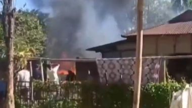 Assam Godown Fire Video: असम के डेमाजी में गोदाम में सुबह-सुबह लगी आग, लाख रुपये की संपत्ति जलकर खाक