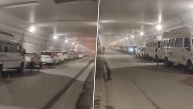 Atal Tunnel Traffic Jam Video: क्रिसमस के मौके पर हिमाचल प्रदेश में अटल सुरंग में ट्रैफिक जाम, हजारों पर्यटक फंसे