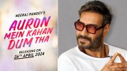 Auron Mein Kahan Dum Tha: अजय देवगन ने अपनी आगामी फिल्म 'औरों में कहां दम था' की रिलीज डेट का किया ऐलान, नीरज पांडे कर रहे हैं डायरेक्ट (View Pic)