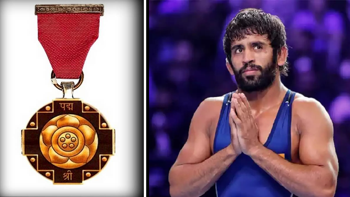 Bajrang Punia Returns Padma Shri: पीएम आवास के बाहर अपना पद्मश्री ...