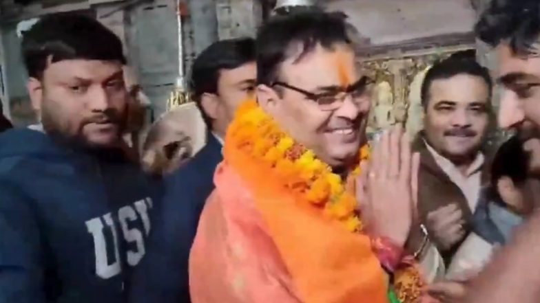 Bhajan Lal Sharma offers Prayers at Sanga Baba Temple: राजस्थान के मनोनीत सीएम भजन लाल शर्मा पहुंचे सांगाने के सांगा बाबा मंदिर, की पूजा-अर्चना- VIDEO