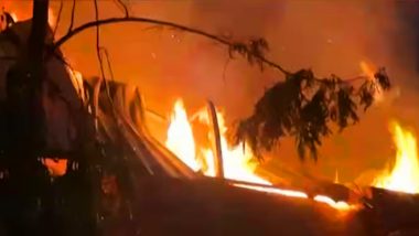 Maharashtra Fire Video: महाराष्ट्र में भीषण हादसा, दस्ताने बनाने वाली फैक्ट्री में आग लगने से 6 लोगों की मौत
