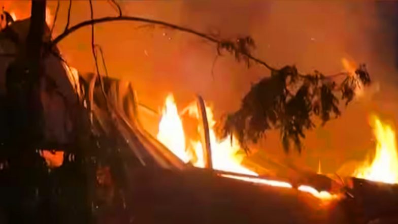 Maharashtra Fire Video: महाराष्ट्र में भीषण हादसा, दस्ताने बनाने वाली फैक्ट्री में आग लगने से 6 लोगों की मौत