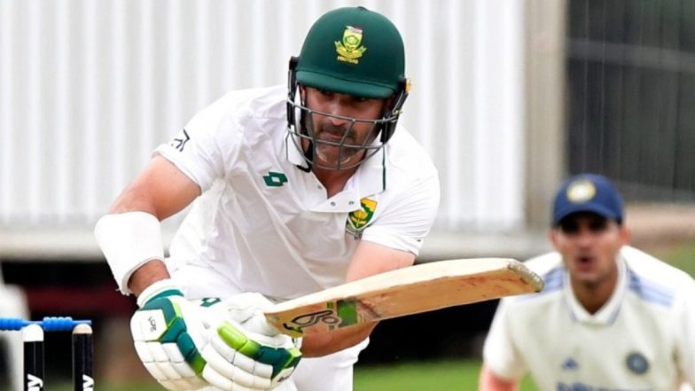 Dean Elgar Half Century: सलामी बल्लेबाज डीन एल्गर ने जड़ा अर्धशतक, टोनी डी ज़ोरज़ी के साथ मिलकर पारी को संभाला