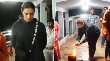 Deepika Padukone Visits Tirumala Temple: दीपिका पादुकोण ने बहन अनीशा के साथ तिरुमाला मंदिर में टेका माथा, भगवान श्री वेंकटेश्वर से मांगा आशीर्वाद (Watch Video)
