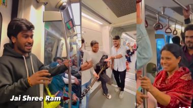 Bhajan in Delhi Metro: दिल्ली मेट्रो में लड़कों ने गाया भगवान का भजन, वायरल VIDEO की जमकर हो रही तारीफ