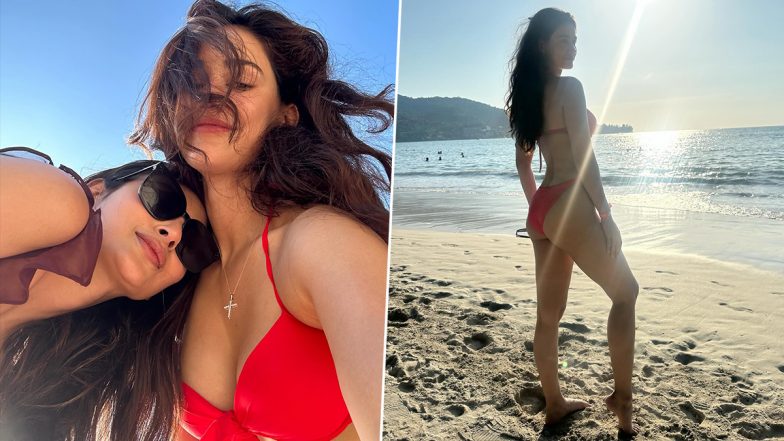 Disha Patani ने रेड बिकनी पहन थाइलैंड के दरिया किनारे गिराई बिजली, एक्ट्रेस की हॉटनेस देख घायल हुए यूजर्स (View Pics)