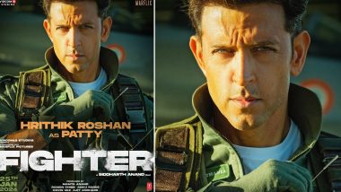 Fighter Poster: 'फाइटर' में  पैटी के रूप में नजर आएंगे ऋतिक रोशन, फिल्म से एक्सक्लूसिव लुक हुआ जारी (View Pic)