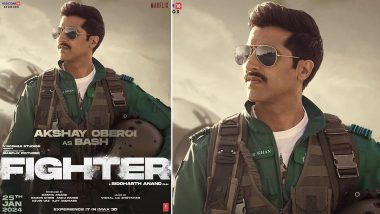 Fighter: 'फाइटर' से एक और धमाकेदार पोस्टर हुआ रिलीज, फिल्म में अक्षय ओबरॉय वेपन सिस्टम ऑपरेटर बशीर खान के रूप में आएंगे नजर (View Pic)