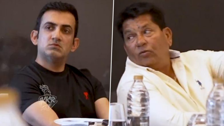 KKR Strategise For IPL 2024 Auction: मेंटर गौतम गंभीर, हेड कोच समेत केकेआर सपोर्ट स्टाफ ने आईपीएल ऑक्शन से पहले कसी कमर, देखें वीडियो