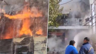 Fire in Gurugram: गुरुग्राम में शॉपिंग मार्ट में लगी आग, धू-धूकर जलती नजर आई- Watch Video