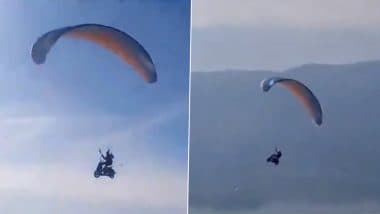 HP Paragliding Video: हिमाचल प्रदेश में स्कूटी के साथ पैराग्लाइडिंग, हैरतअंगेज कारनामे का वीडियो देख लोग हैरान