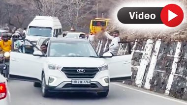 Dangerous Stunts Video: मनाली-अटल टनल रोड पर चलती कार में युवकों ने किया खतरनाक स्टंट, वायरल वीडियो देख भड़के लोग