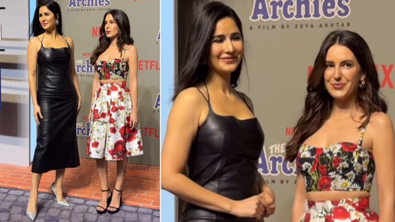 The Archies की स्क्रीनिंग में बहन के साथ पहुंची Katrina Kaif, यूजर्स का धक-धक हुआ दिल (Watch Video)