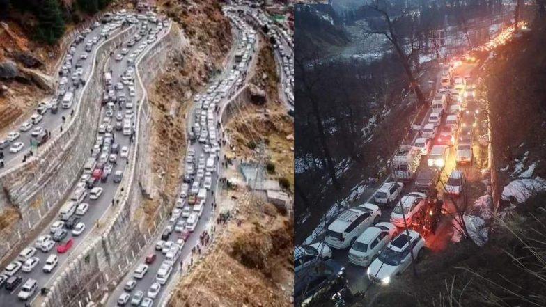 Manali Atal Tunnel Traffic Jam: मनाली में क्रिसमस-नए साल के जश्न से पहले पर्यटकों ने लगाया भारी जाम, सड़कों पर रेंग रही गाड़ियां, देखें वीडियो
