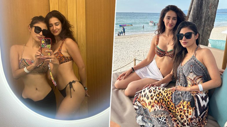 Mouni Roy ने Disha Patani के साथ बिकनी में शेयर की हॉट तस्वीरें, यूजर्स का धक-धक हुआ दिल (Watch Video)