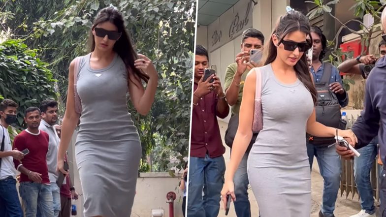 Nora Fatehi का सिजलिंग बॉडीकॉन ड्रेस में दिखा स्टनिंग अवतार, एक्ट्रेस की हॉटनेस ने बढ़ाया सोशल मीडिया का तापमान (Watch Video)