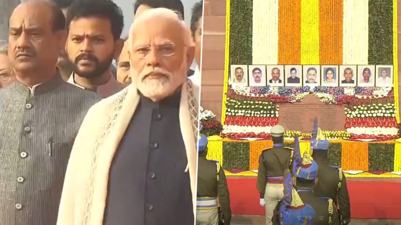Parliament Attack Anniversary: संसद हमले के 22 साल, लोकसभा स्पीकर ओम बिरला, पीएम मोदी, अमित शाह, सोनिया गांधी समेत अन्य नेताओं ने शहीद हुए जवानों को दी श्रद्धांजलि- VIDEO