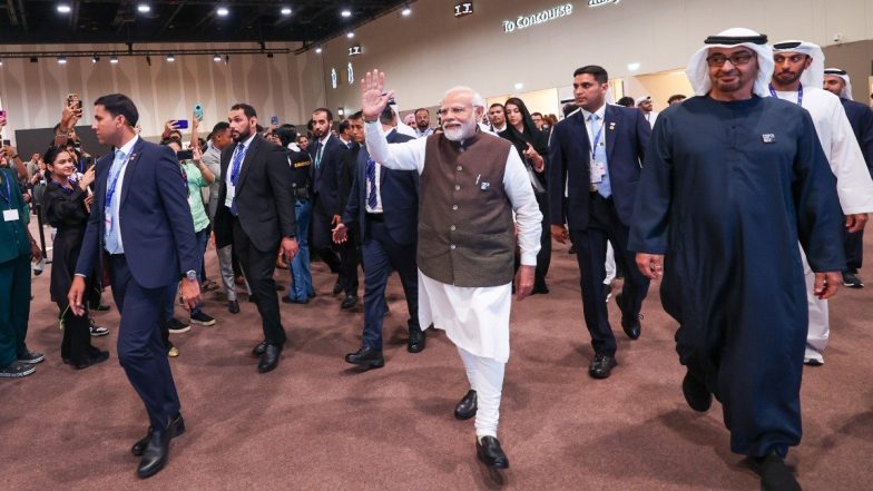 COP28 Summit: प्रधानमंत्री मोदी दुबई में सीओपी28 शिखर सम्मेलन में कतर के शासक से मुलाकात की