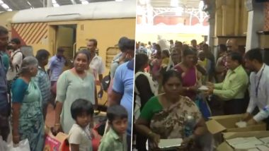 VIDEO: विशेष ट्रेन से चेन्नई के एग्मोर रेलवे स्टेशन पहुंचे सभी यात्री, चेहरे पर दिखी ख़ुशी, तमिलनाडु के श्रीवैकुंटम  स्टेशन पर थे फंसे