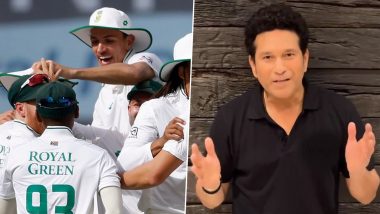 Sachin Tendulkar Lauds SA: सेंचुरियन टेस्ट में भारत की करारी हार के बाद सचिन तेंदुलकर ने दक्षिण अफ्रीका की सराहना की, देखें Tweet