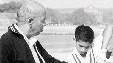 Sachin Tendulkar Remembers His Childhood Coach Ramakant Achrekar: सचिन तेंदुलकर ने अपने गुरु रमाकांत आचरेकर को किया याद, सोशल मीडिया पर शेयर की दिल छू लेने वाली बातें