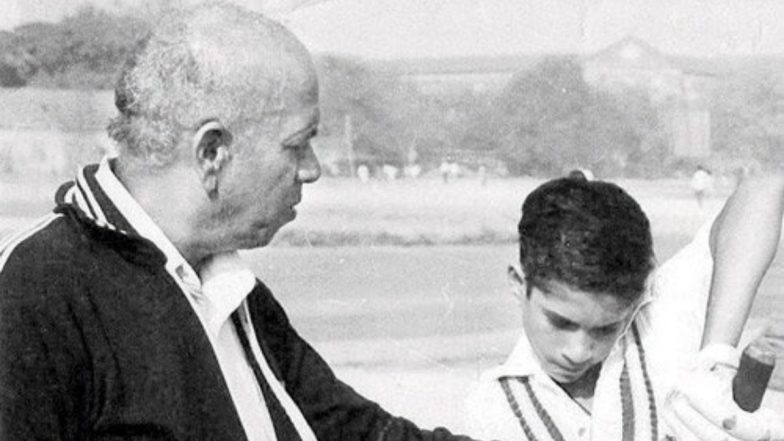 Sachin Tendulkar Remembers His Childhood Coach Ramakant Achrekar: सचिन तेंदुलकर ने अपने गुरु रमाकांत आचरेकर को किया याद, सोशल मीडिया पर शेयर की दिल छू लेने वाली बातें