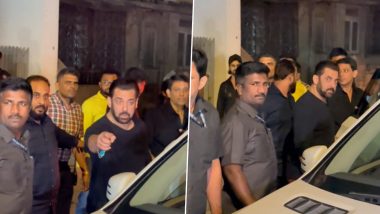 Salman Khan Gets Angry: पैप्स पर फूटा सलमान खान का गुस्सा, सोहेल खान का मना रहे थे जन्मदिन (Watch Video)