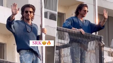 Shah Rukh Khan: Dunki की सफलता के बाद SRK ने मन्नत के बाहर फैंस का जमकर किया अभिवादन, सोशल मीडिया पर दिल जीतने वाला वीडियो हुआ वायरल (Watch Video)