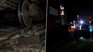 Tamil Nadu Goods Train Derailed: तमिलनाडु के चेंगलपट्टू के पास मालगाड़ी के 5 से अधिक डिब्बे पटरी से उतरे, रेल सेवा प्रभावित- Video